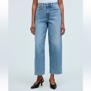 Madewell Blue Straight Leg Jeans